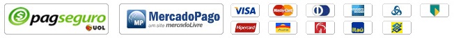 Compra segura com MercadoPago e PagSeguro